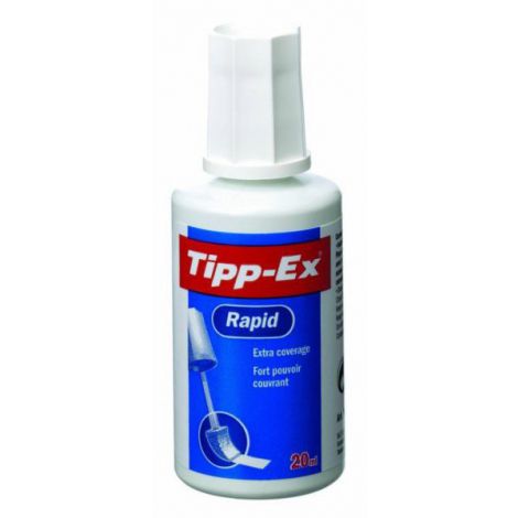 Korektor w płynie z gąbką Bic Tipp-Ex Rapid 20ml
